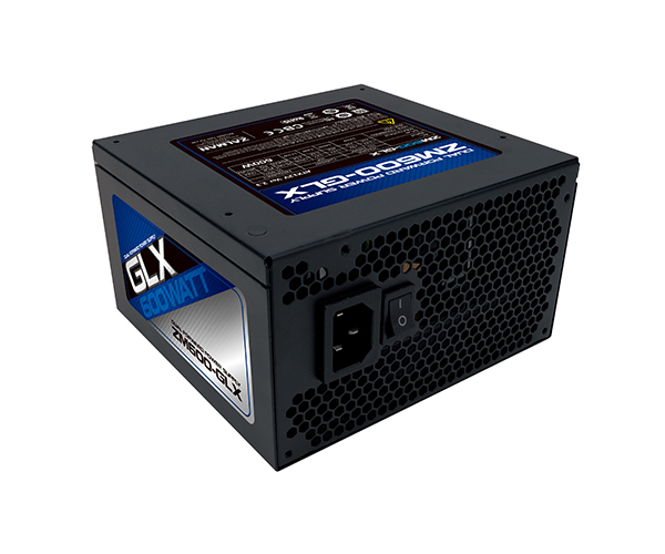 Блок питания ZALMAN 600W (ZM600-GLX, 80 Plus, 120mm, 20+4+4+4pin, 2*PCI-E 6+2pin, 6*SATA, 5*HDD, 1*FDD) RTL
