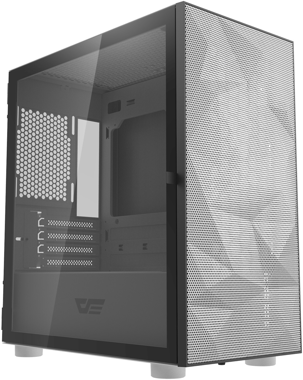 Корпус DARKFLASH DLM 21 MESH (без БП, mATX, USB3.0, white)
