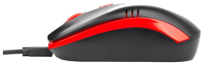 Мышь беспроводная Gembird MUSW-350 (optical, 1600dpi, аккумулятор, black-red)
