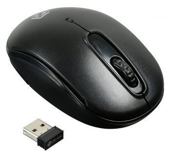 Мышь беспроводная Oklick 505MW (optical, 1000dpi, AA, black)
