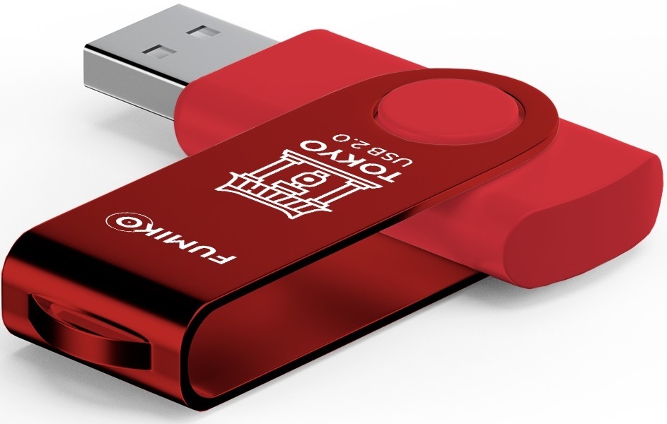 Флеш накопитель USB 2.0 128Gb FUMIKO TOKYO (FTO-40, 30MB/s, red)