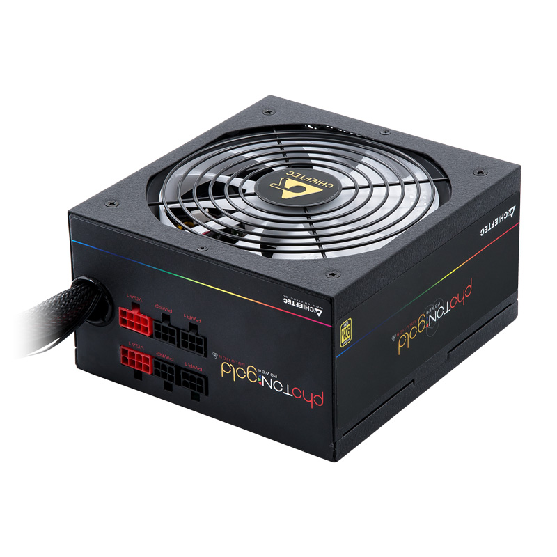 Блок питания Chieftec 750W (GDP-750C-RGB, 90% Gold, 140mm, 20+4+4+4, 4xPCI-E 6+2pin, 8*SATA, 3*HDD, 1*FDD, Modular) RTL