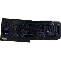 Набор клавиатура + мышь + коврик Smartbuy Rush ThunderStorm (SBC-715714G-K, black)