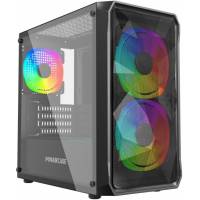 Корпус Powercase Mistral Micro A3B ARGB (CMMAB-A3) (без БП, mATX, USB3.0, 3x ARGB Fan, black)
