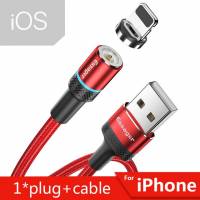 Кабель USB 2.0 Am - Lightning 1.0m (EXCCXL-GH09, нейлоновая оплётка, магнитный, red) Essager