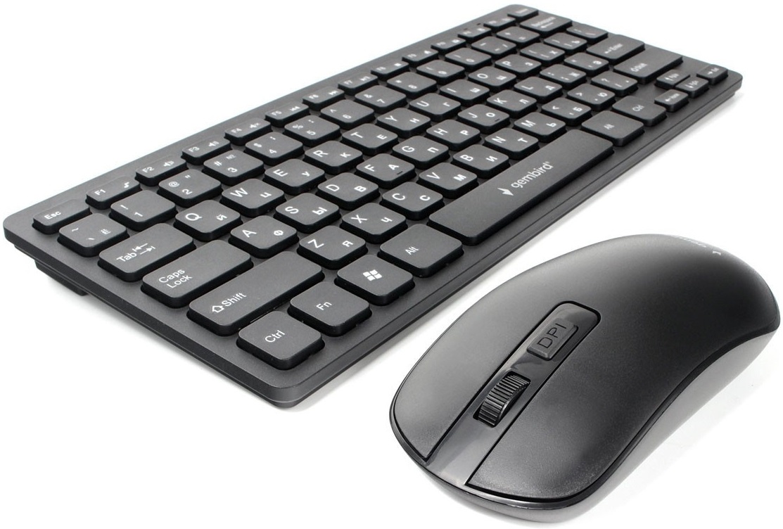 Клавиатура+мышь беспроводные Gembird KBS-9100 (black)
