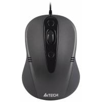 Мышь A4Tech N-370FX-1 (USB, optical, 1600dpi, black)