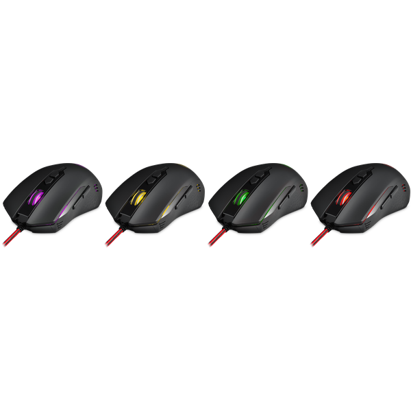 Мышь Redragon INQUISITOR 2 (USB, optical, 7200dpi, игровая, RGB подсветка, black)