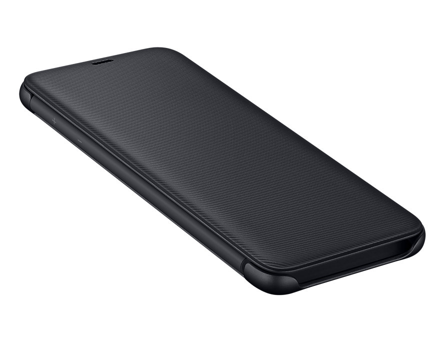 Чехол клип-кейс Samsung EF-WA605CBEGRU (для Samsung Galaxy A6+, wallet, black)