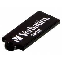 Флеш накопитель USB 2.0 16Gb Verbatim Micro (44050, black)