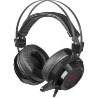 Наушники Redragon SIREN 2 (полноразмерные закрытые, подключение по USB, c микрофоном, игровые, виртуальный объёмный звук 7.1, 2m, black)