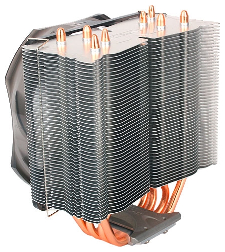 Вентилятор ZALMAN CNPS 10X OPTIMA (1150/1151/1155/1156/1366/2011/775/AM2/AM3/FM1/FM2, 120mm, sharks fin blade, Al, 1000-1700rpm, 17-28dBa, 4 тепловые трубки, 4pin, 130W) RTL