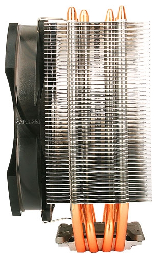 Вентилятор ZALMAN CNPS 10X OPTIMA (1150/1151/1155/1156/1366/2011/775/AM2/AM3/FM1/FM2, 120mm, sharks fin blade, Al, 1000-1700rpm, 17-28dBa, 4 тепловые трубки, 4pin, 130W) RTL