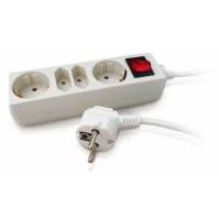 Сетевой фильтр PC Pet (AP02009-3, 4 розетки, 3 метра, white) OEM