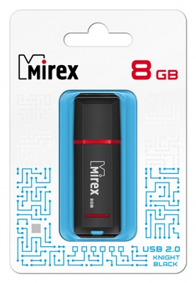 Флеш накопитель USB 2.0 8Gb Mirex Knight (black)