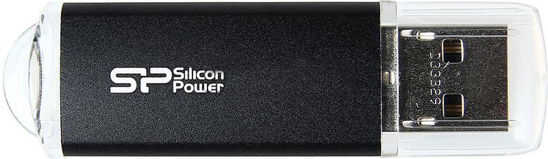 Флеш накопитель USB 2.0 4Gb Silicon Power Ultima II i-Series (SP004GBUF2M01V1K, black)