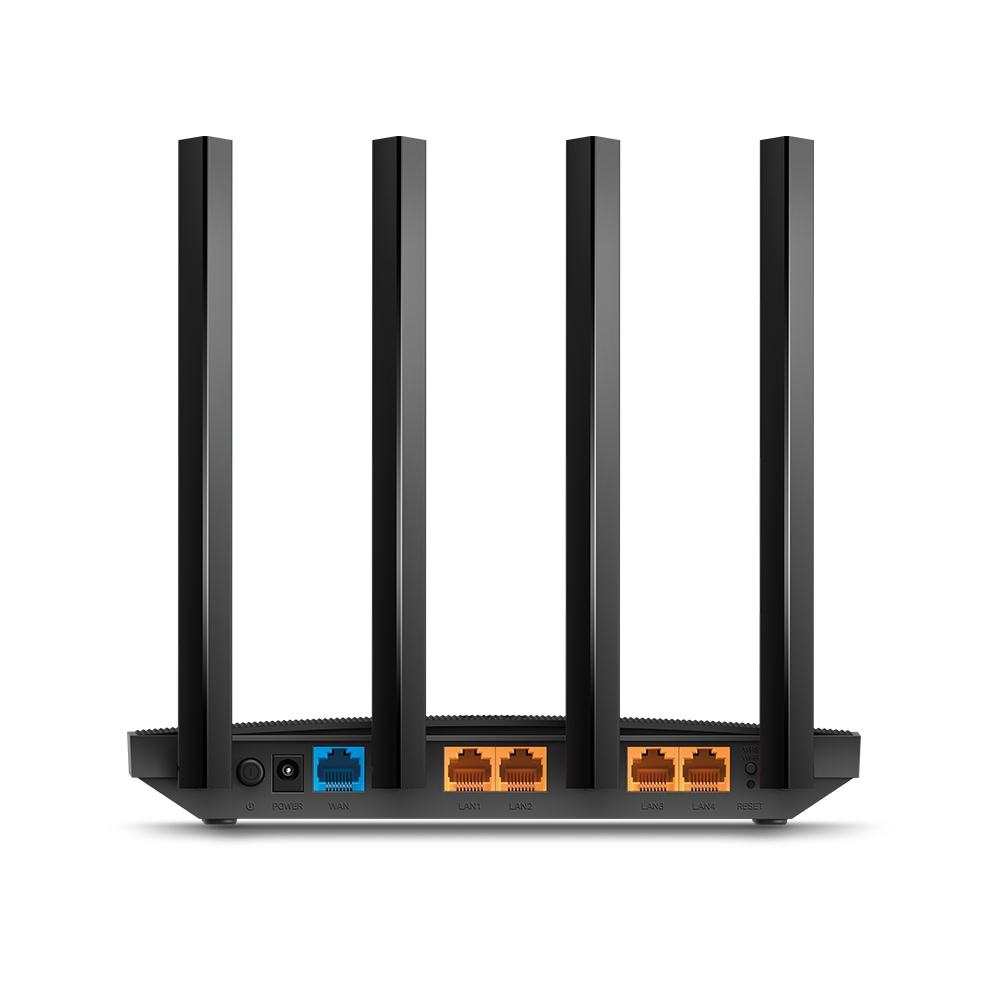 Роутер TP-LINK Archer C80 (1900Mbps, 2.4/5GHz, 4 ports, 1000Mbps, 4 внешние несъёмные антенны 5dBi, black)