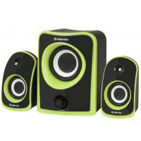 Колонки Defender JamSation S10 (2x2.5W, Subwoofer 5W, black-green)