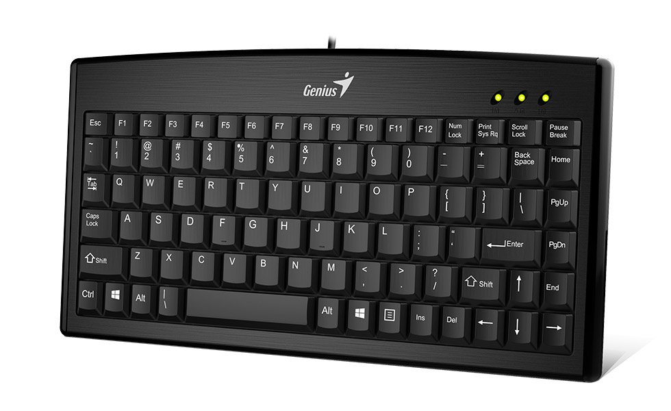 Клавиатура Genius LuxeMate 100 (USB, компактная, black)