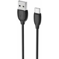 Кабель USB 2.0 Am - Type-C 1.0m (FCA03-06, 2.4A, быстрая зарядка, black) FUMIKO