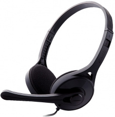 Наушники Edifier K550 (накладные открытые, для мобильных устройств, с микрофоном, регулятор, 2m, black)