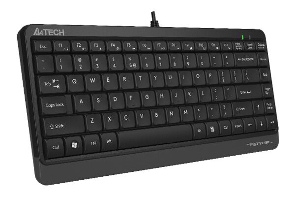Клавиатура A4Tech FK11 (USB, компактная, мультимедийная, grey)