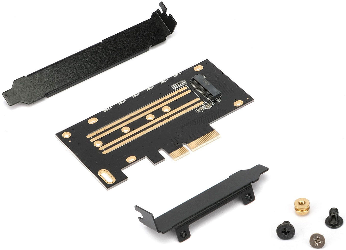 Контроллер Gembird MF-PCIE-NVME (PCI-E Gen3 x4, M2 SSD NVMe до 2Tb) RTL