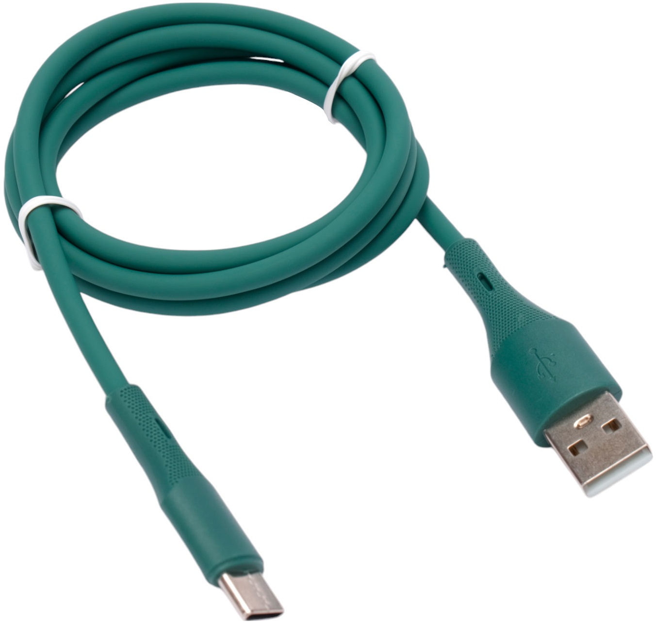 Кабель USB 2.0 Am - Type-C 1.0m (CC-USB2S-AMCM-1M-GN, 3A, 18W, медь, быстрая зарядка, QC3.0, силиконовый, green) Cablexper