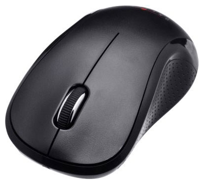 Мышь беспроводная Oklick 365MW (optical, 1000dpi, 2 AAA, black)