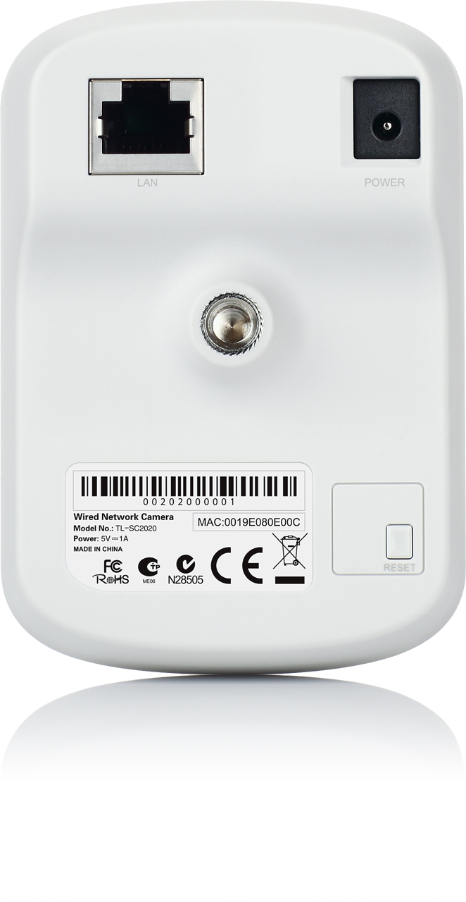 Интернет камера TP-LINK TL-SC2020 (Ethernet, 640x480, микрофон, white)