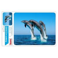 Коврик для мыши Buro (Dolphins, пластиковый на губчатой основе, 230х180х2mm)