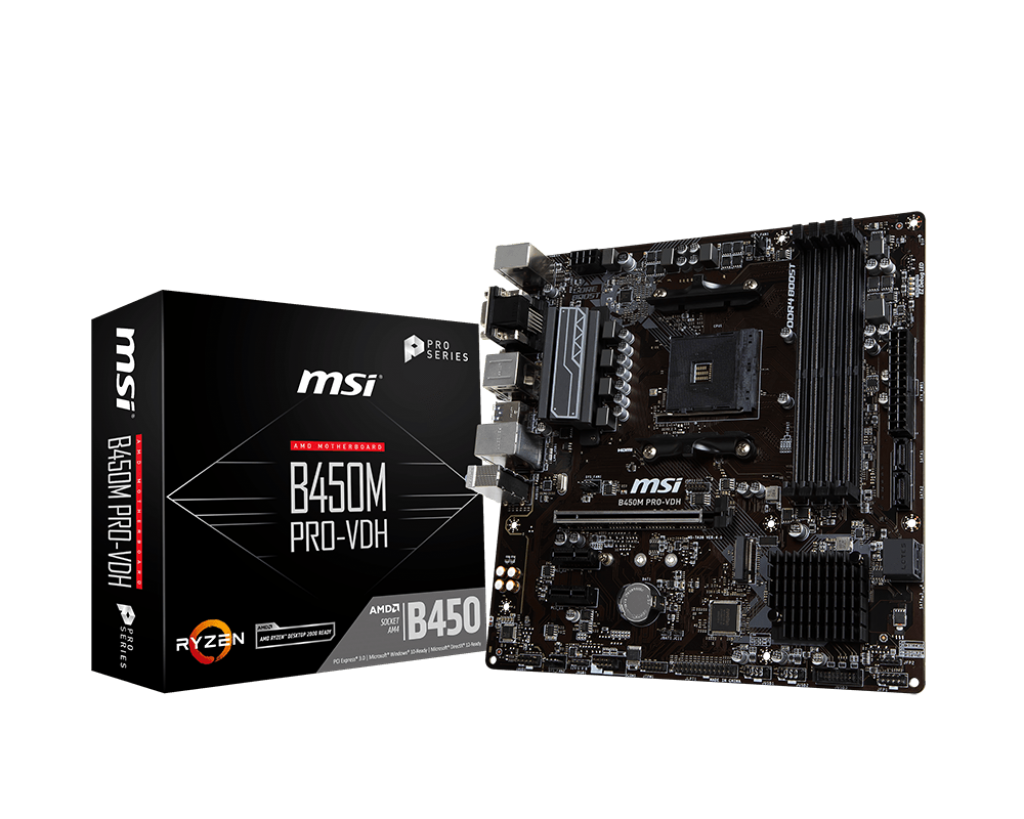 Материнская плата MSI B450M PRO-VDH (AM4, mATX) RTL