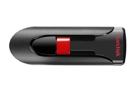 Флеш накопитель USB 2.0 8Gb SanDisk Cruzer Glide (SDCZ60-008G-B35, black-red)
