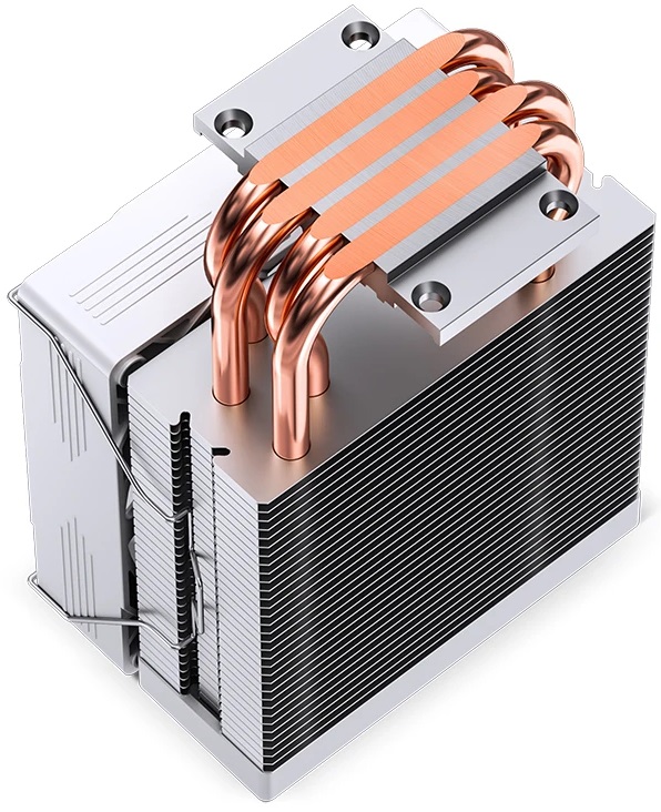 Вентилятор JONSBO CR-1300 EVO Color (1150/1151/1155/1156/1200/1700/AM4/AM5, 90mm, Al, 800-2000rpm, <28dBa, 4 тепловые трубки, DTH, 4pin, 130W, rainbow LED, white) RTL