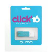 Флеш накопитель USB 2.0 16Gb QUMO Click (QM16GUD-CLK, azure)