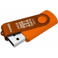 Флеш накопитель USB 2.0 64Gb FUMIKO TOKYO (FTO-35, 30MB/s, orange)