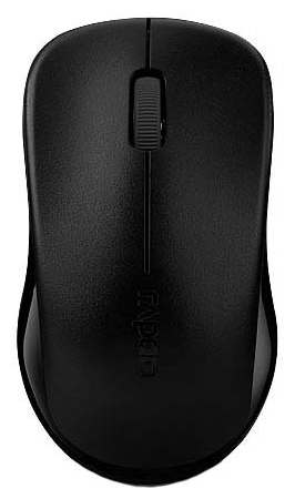 Мышь беспроводная Rapoo 1620 (optical, 1000dpi, AA, black)