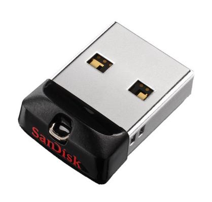 Флеш накопитель USB 2.0 16Gb SanDisk Cruzer Fit (SDCZ33-016G-G35, black)