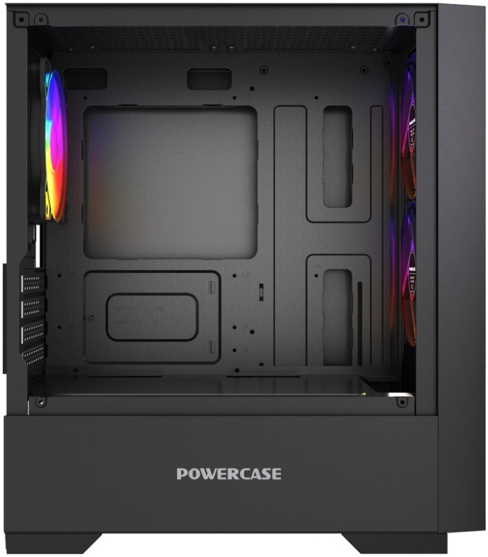 Корпус Powercase Mistral Micro A12B (CMMA12B-L3) (без БП, mATX, USB3.0, 3x FRGB Fan, black)
