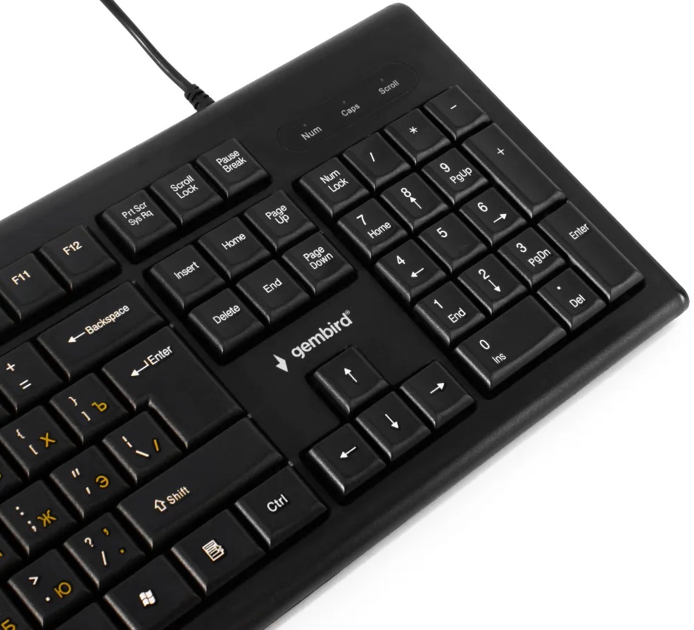 Клавиатура Gembird KB-8354U-BL (USB, black)