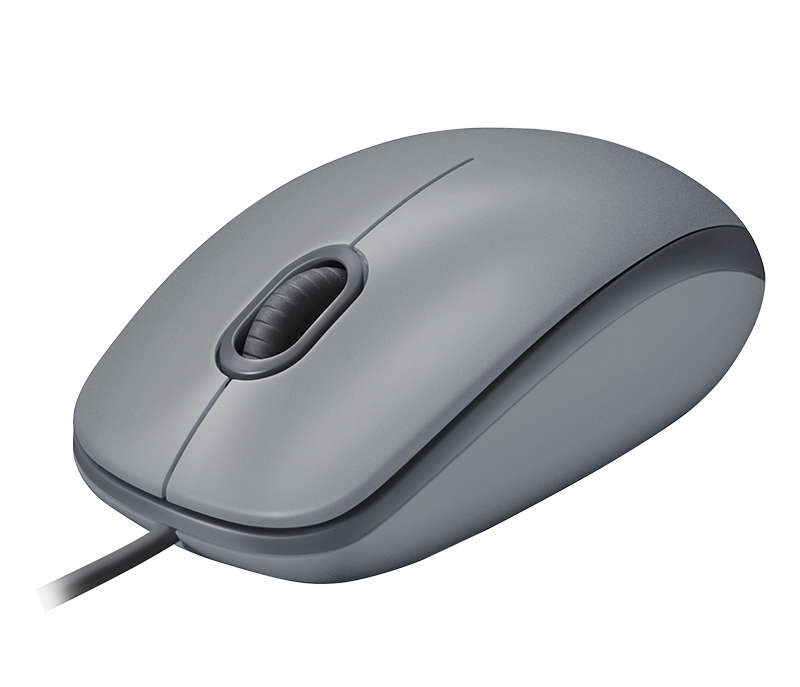 Мышь Logitech M110 Silent (USB, optical, бесшумный клик, 1000dpi, grey)