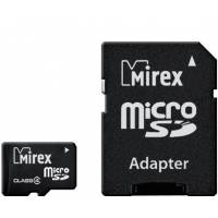 Карта памяти SDmicro Card 8Gb Mirex (Class 4, адаптер SD)