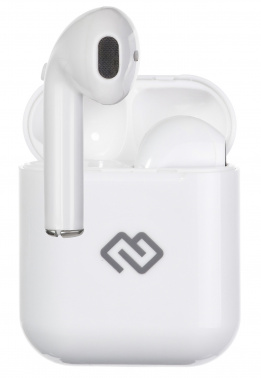 Гарнитура Digma TWS-10 (вкладыши, беспроводная, Bluetooth 5.0, с микрофоном, до 3 часов работы от батареи, white)