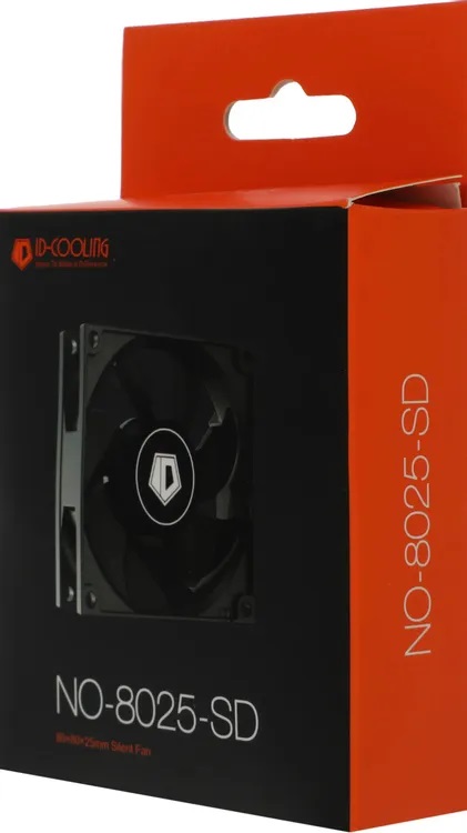 Вентилятор ID-Cooling NO-8025-SD (80x80x25mm, Hydro, 2000rpm, 21dBa, 3pin, black) RTL
