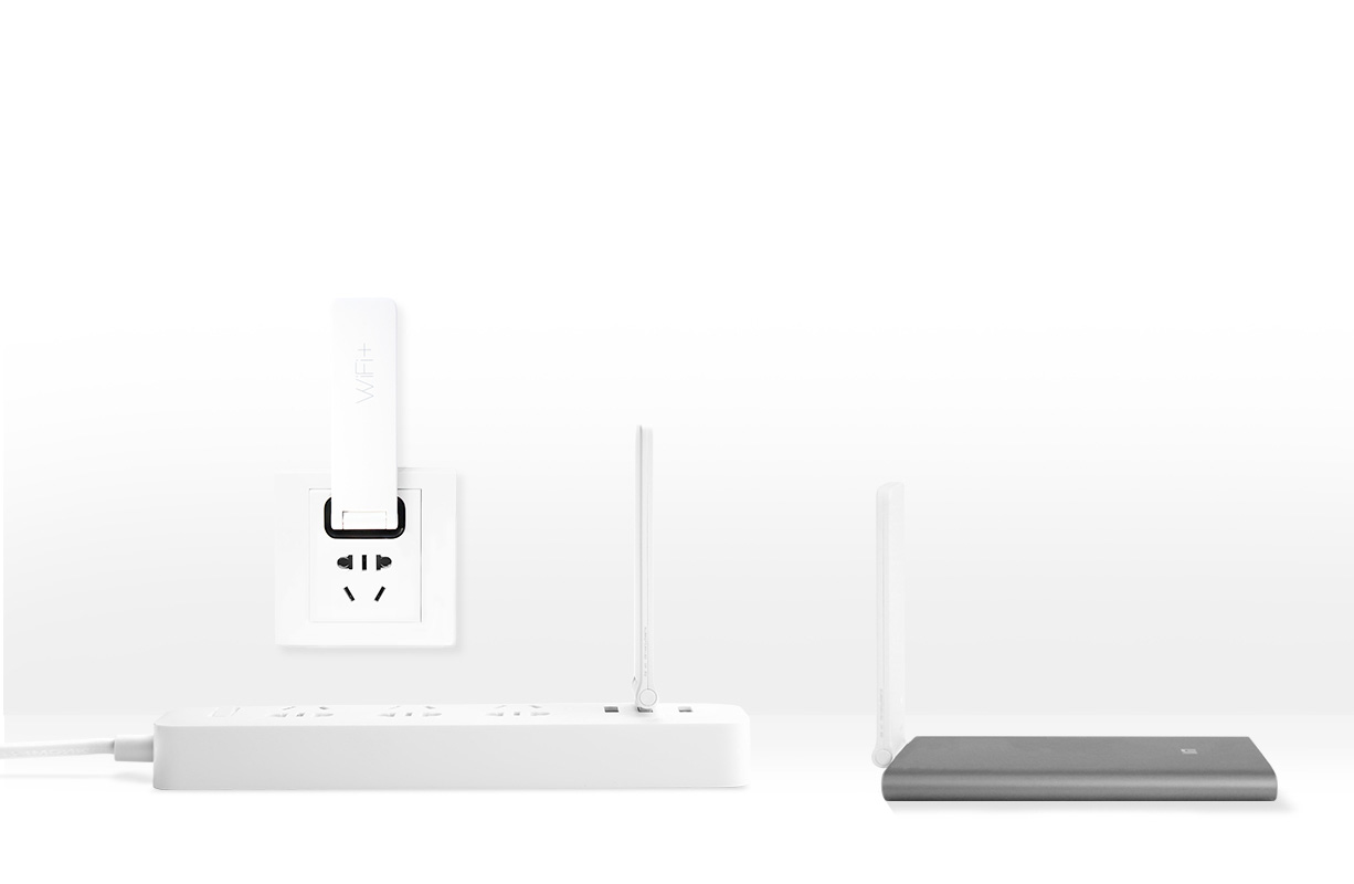 Усилитель беспроводного сигнала Xiaomi Mi Wi-Fi Repeater 2 (300Mbps, 2.4GHz, white)