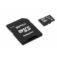 Карта памяти SDmicro Card 8Gb Silicon Power (SP008GBSTHBU1V10SP, Elite, Class 10, UHS-I, 85MB/s, адаптер SD)