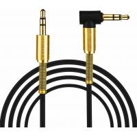 Кабель аудио 3.5mm Jack (m) - 3.5mm Jack (m) 1.0m (FAC01-01, black) FUMIKO