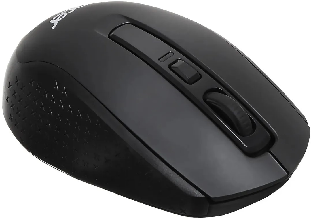 Мышь беспроводная Acer OMR070 (optical, 1600dpi, AA, soft-touch, black)