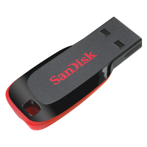 Флеш накопитель USB 2.0 8Gb SanDisk Cruzer Blade (SDCZ50-008G-B35, black-red)