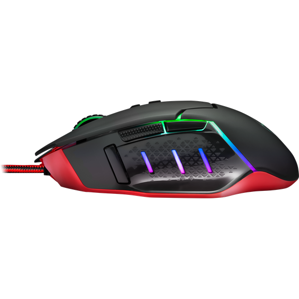 Мышь Redragon INSPIRIT 2 (USB, optical, 14000dpi, игровая, RGB подсветка, black-red)